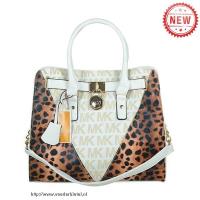 michael kors logo signature leopard groot khaki bakken Outlet Haarlem 4pu9a903